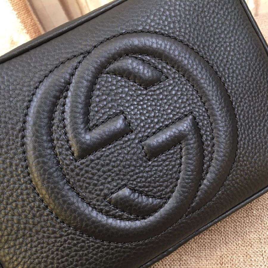 Gucci Soho small leather disco bag 308364 A7M0G 1000 black